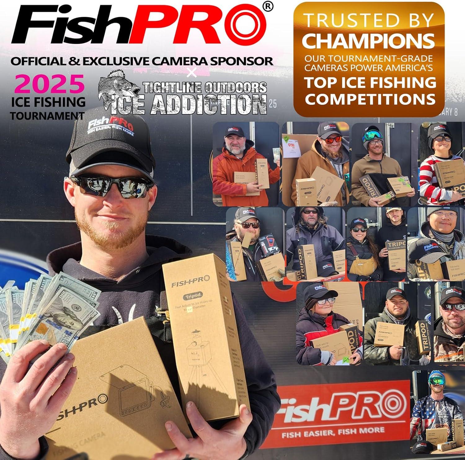 imageFishPRO 2026 Upgrade The PRO in Underwater Fishing Camera 43 Ice Fishing Camera UnderwaterNO Need Learn 1000TVL Ice Fish Gift for Men Ice Fish Finder for Boat Fish wIRUSBC5000mAh50ftKA4315 DVR