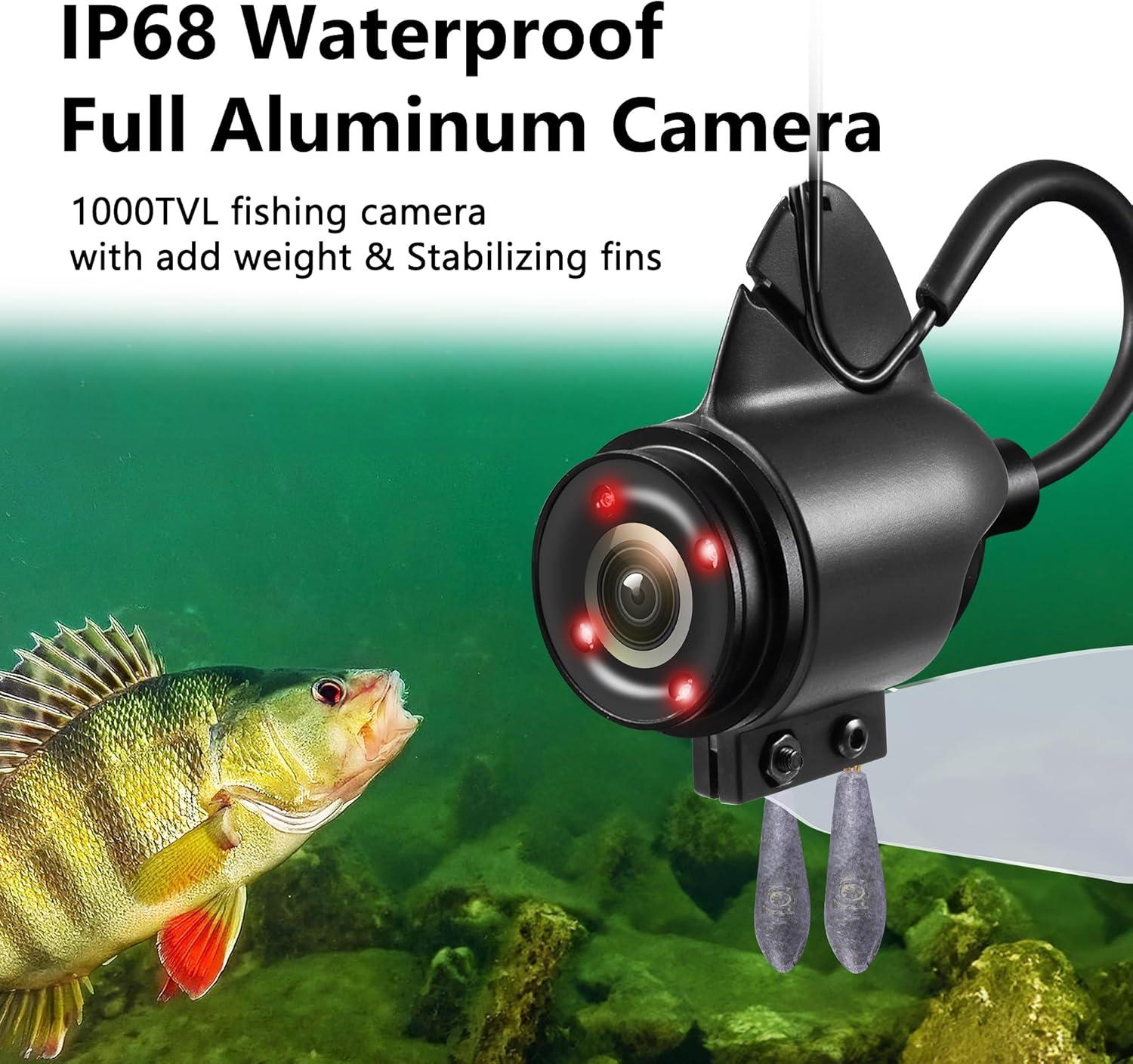 imageFishPRO 2026 Upgrade The PRO in Underwater Fishing Camera 43 Ice Fishing Camera UnderwaterNO Need Learn 1000TVL Ice Fish Gift for Men Ice Fish Finder for Boat Fish wIRUSBC5000mAh50ftKA4315