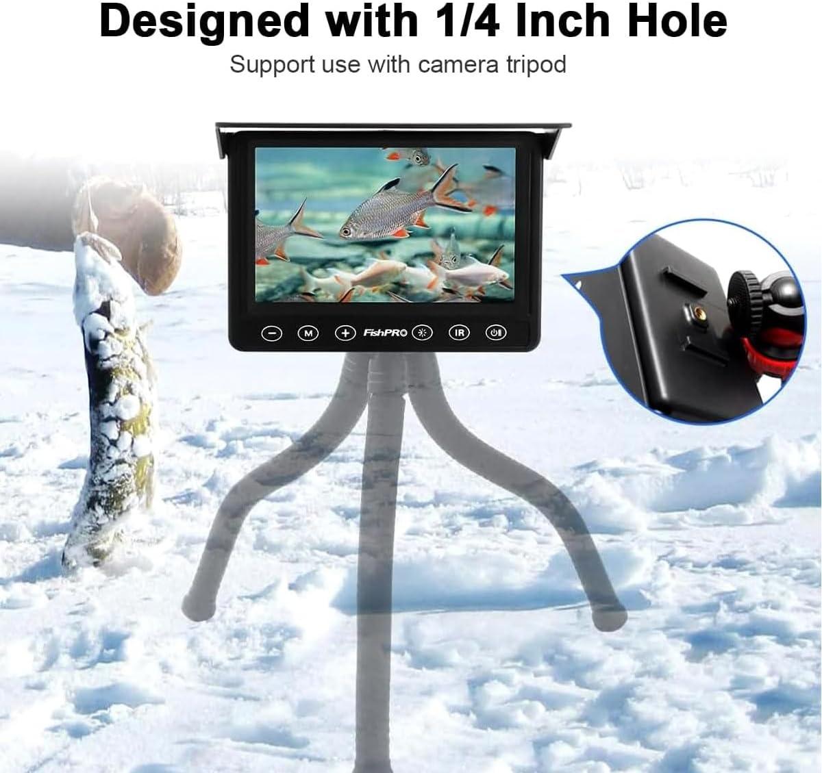 imageFishPRO 2026 Upgrade Underwater Fishing Camera 43 IPS HD 1000 TVL Pocket Ice Fishing Camera Underwater for Fish Portable Fish Finder wLCD Monitor IRLED for Ice Lake Sea Boat Kayak FishingKA4315