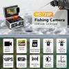 imageFishPRO 2026 Upgrade Underwater Fishing Camera 1200TVL 7 Ice Fishing Camera UnderwaterAluminum Box Fish Finder Ice Fishing Gifts for Men IRLED 4500mAh 50ftALU7015 DVR