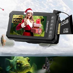 imageFishPRO 2026 Upgrade 45 True HD 1080P Underwater Fishing Camera Plug ampamp Play  Ice Fishing Camera Underwater w 5000mAh USBC IRLED Fish Finder for IceLakeKayak 20m66ftKA4515 DVR