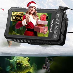 imageFishPRO 2026 Upgrade 45 True HD 1080P Underwater Fishing Camera Plug ampamp Play  Ice Fishing Camera Underwater w 5000mAh USBC IRLED Fish Finder for IceLakeKayak 20m66ftKA4515