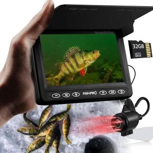 imageFishPRO 2026 Upgrade The PRO in Underwater Fishing Camera 43 Ice Fishing Camera UnderwaterNO Need Learn 1000TVL Ice Fish Gift for Men Ice Fish Finder for Boat Fish wIRUSBC5000mAh50ftKA4315 DVR