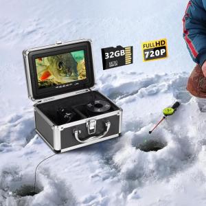 imageFishPRO 2026 Upgrade Underwater Fishing Camera 1200TVL 7 Ice Fishing Camera UnderwaterAluminum Box Fish Finder Ice Fishing Gifts for Men IRLED 4500mAh 50ftALU7015 DVR