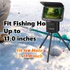 imageFishPRO   Tripod for Underwater Fishing Camera For Max 11 Ice Hole  2 Fix Way Full Aluminum Positioner for Ice Fishing Camera Underwater w 14 Tilt Mount Remote ControlTripod
