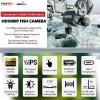 imageFishPRO  New Adjustable Focus NO1 HD 1080P Underwater Fishing Camera 7 IPS wDVR32GB 10000mAh Ice Fishing Camera Underwater Fish Finder for Boat Ice Lake Fish USBCLEDIR82FTBlack