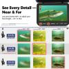 imageFishPRO  New Adjustable Focus NO1 HD 1080P Underwater Fishing Camera 7 IPS wDVR32GB 10000mAh Ice Fishing Camera Underwater Fish Finder for Boat Ice Lake Fish USBCLEDIR82FTCharcoal
